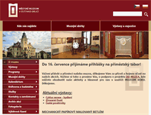 Tablet Screenshot of muzeum-uo.cz